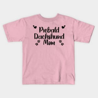 Piebald Dachshund Mom Kids T-Shirt